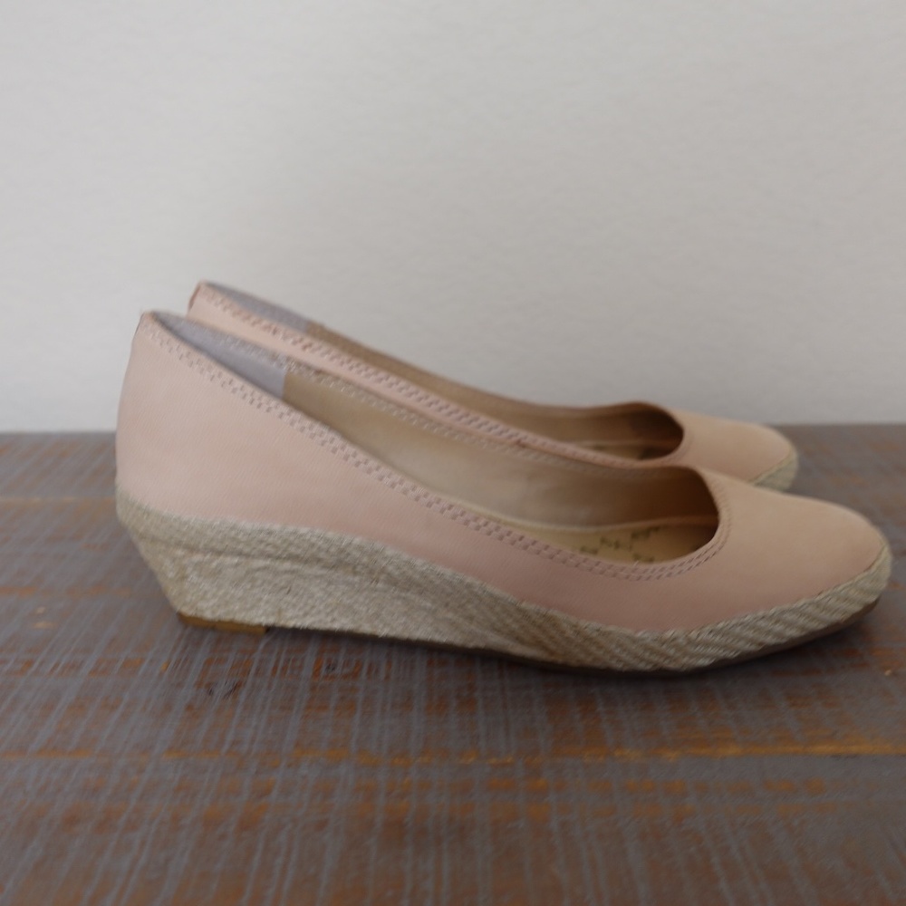 Lucky Brand Tilly Nubuck Espadrille Wedges - Picture 5 of 9